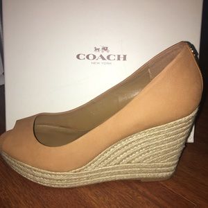 Coach Wedge Shoes | Ginger | Brown | Tan
